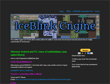 Tablet Screenshot of iceblinkengine.com